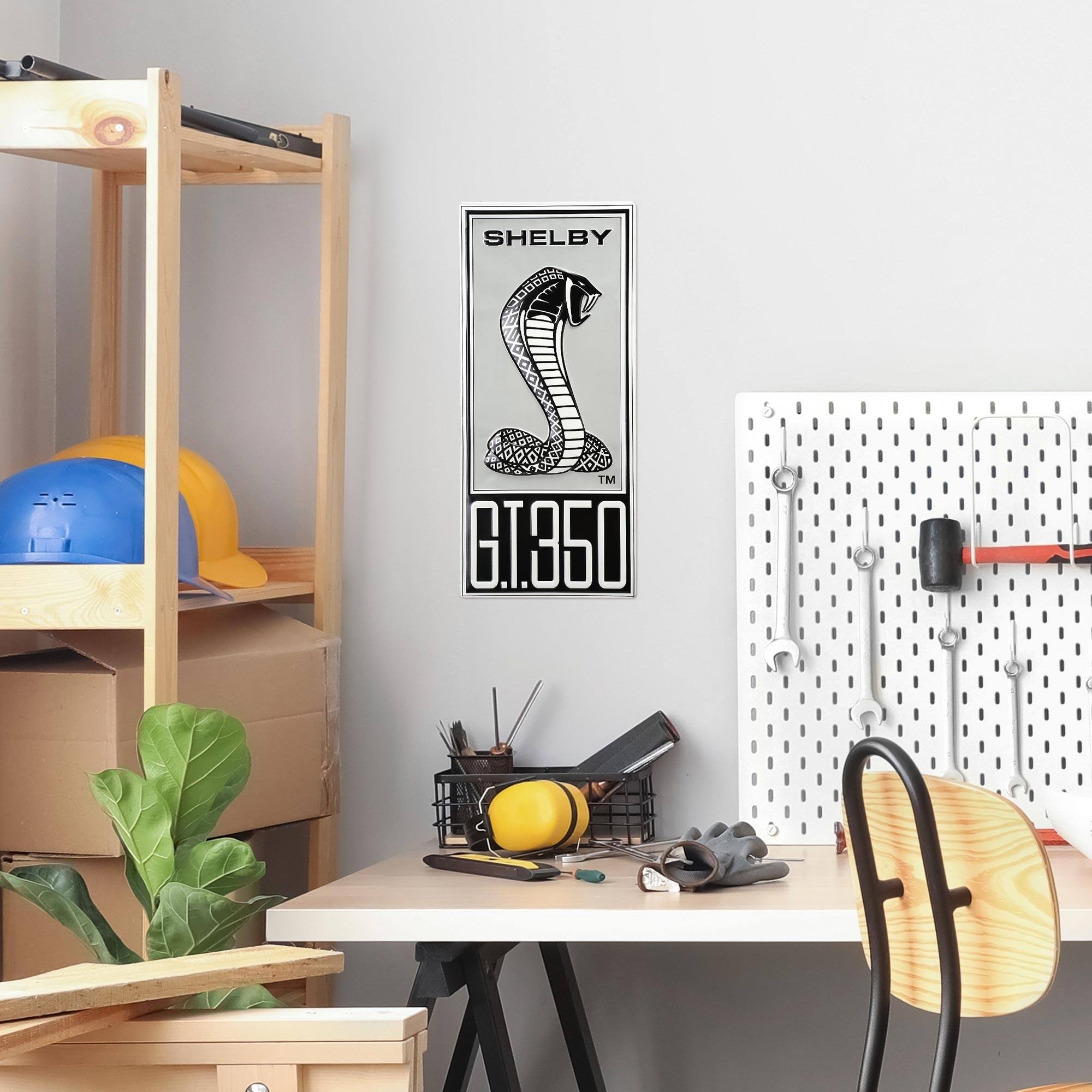 Shelby™ GT350 Embossed Shaped Metal Wall Sign